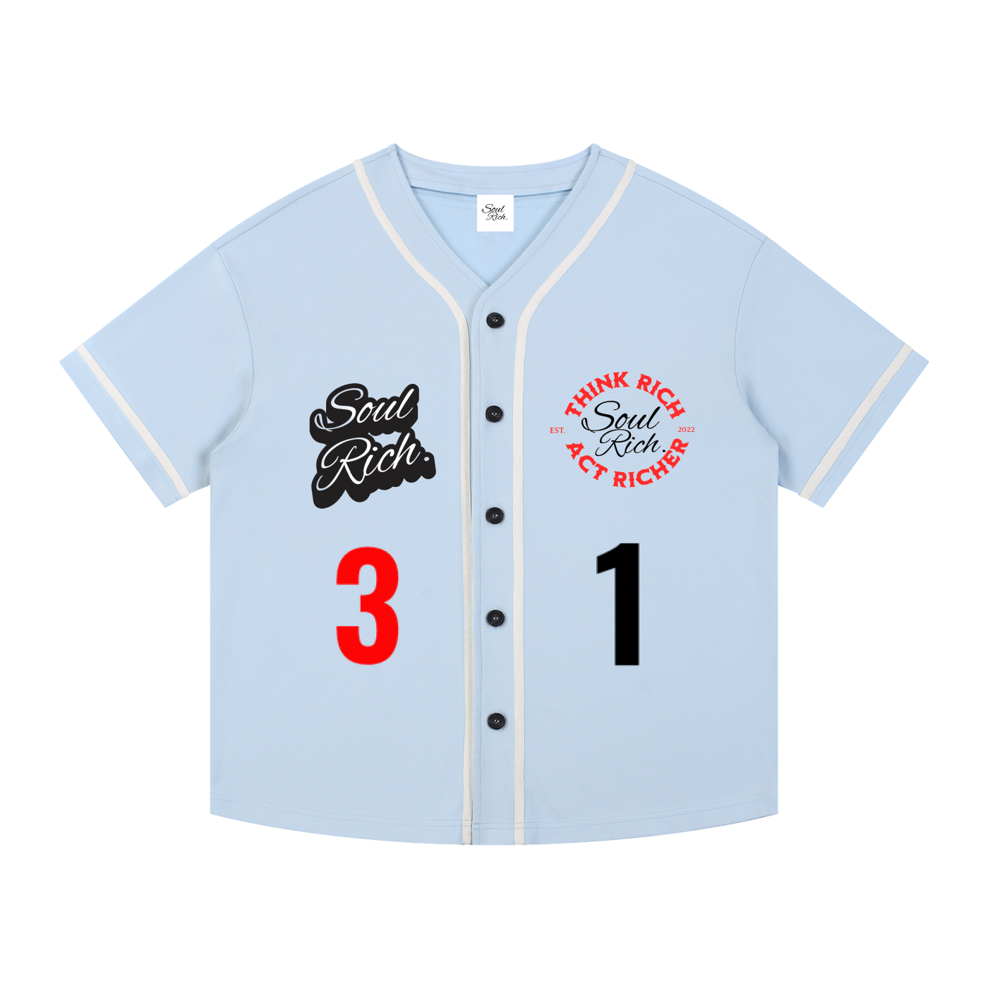 Soul Rich LLC Winners Baseball Jersey | Limited Edition Streetwear Drop