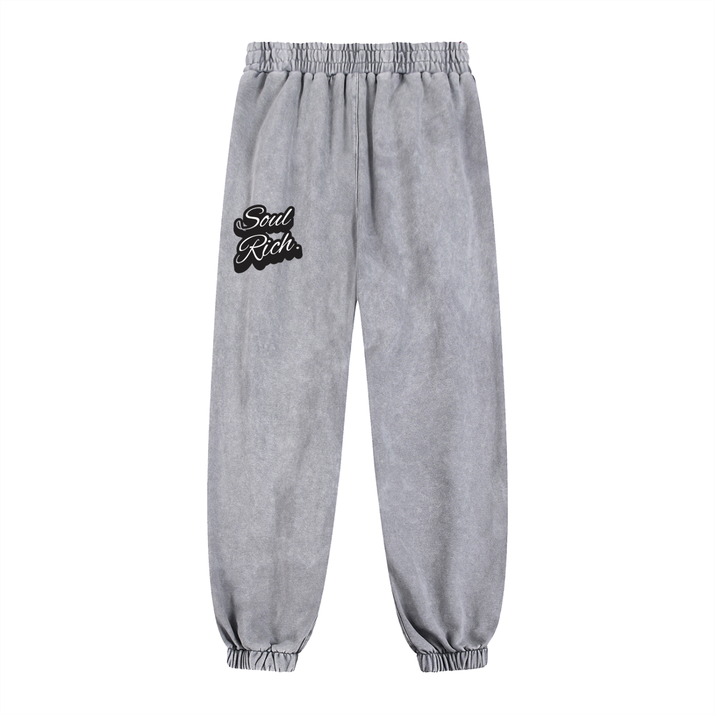 Soul Rich Snow Wash Heavyweight Jogger sweatpants – Hand-Frayed Edition (Limited Edition)