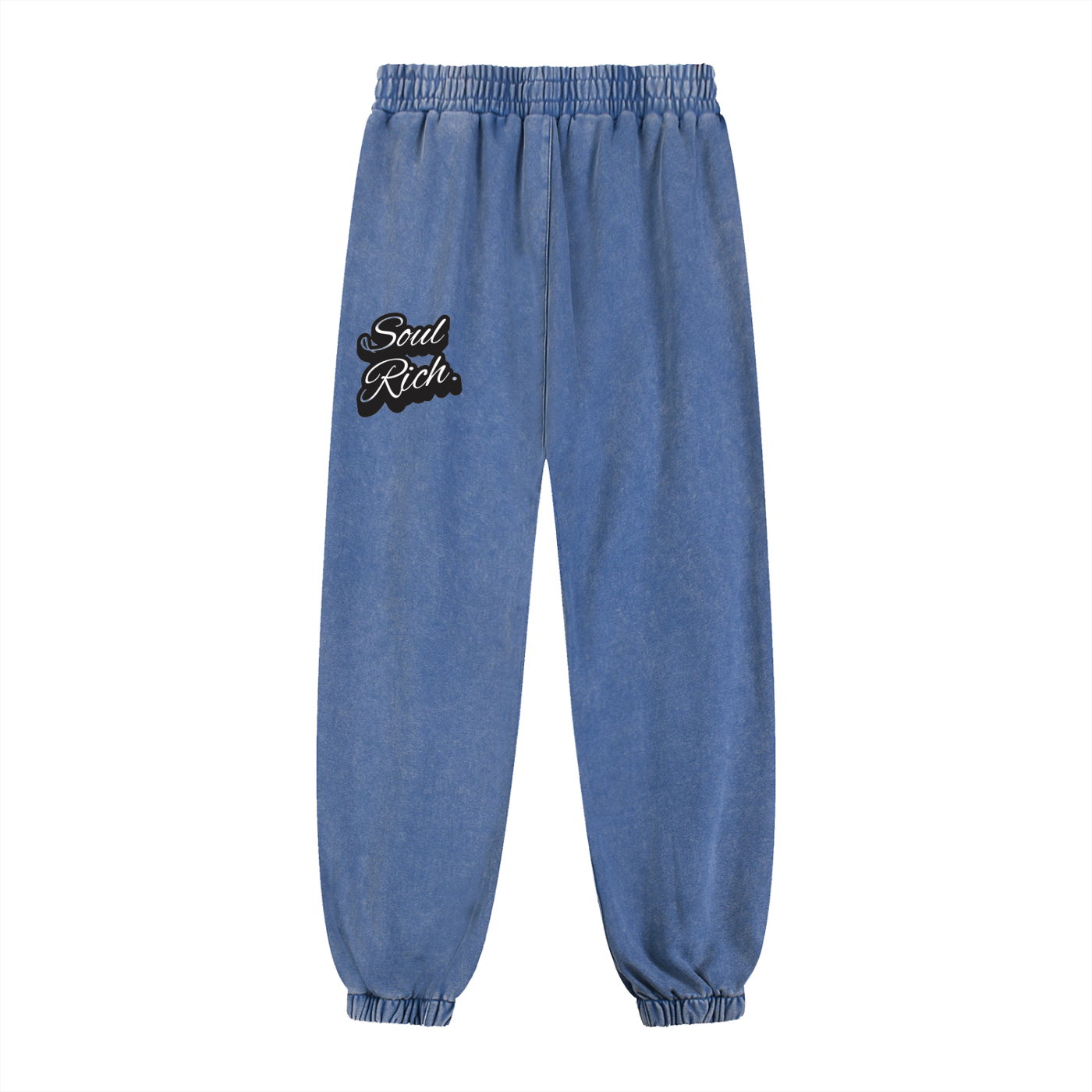 Soul Rich Snow Wash Heavyweight Jogger sweatpants – Hand-Frayed Edition (Limited Edition)