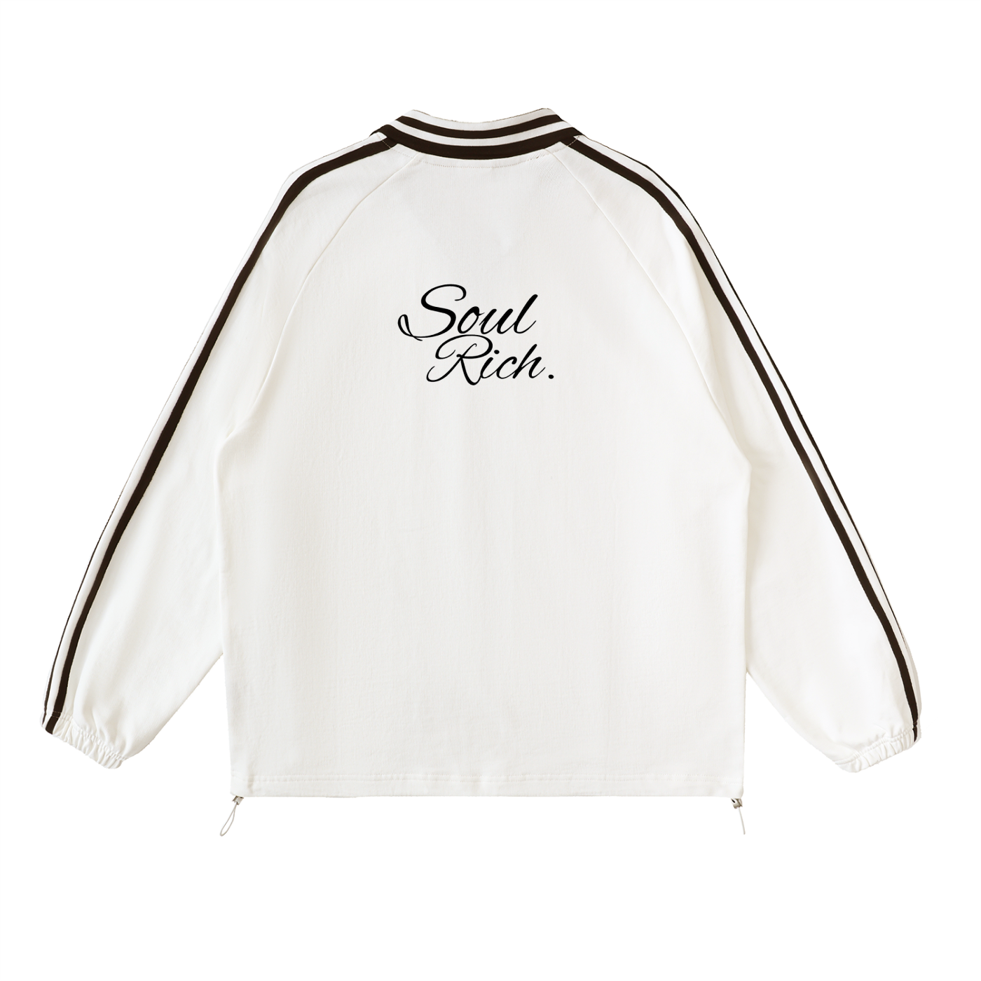 SOUL RICH “Jamaica Edition Contrast stripe Sweatshirt” Limited Edition 100% Premium Cotton