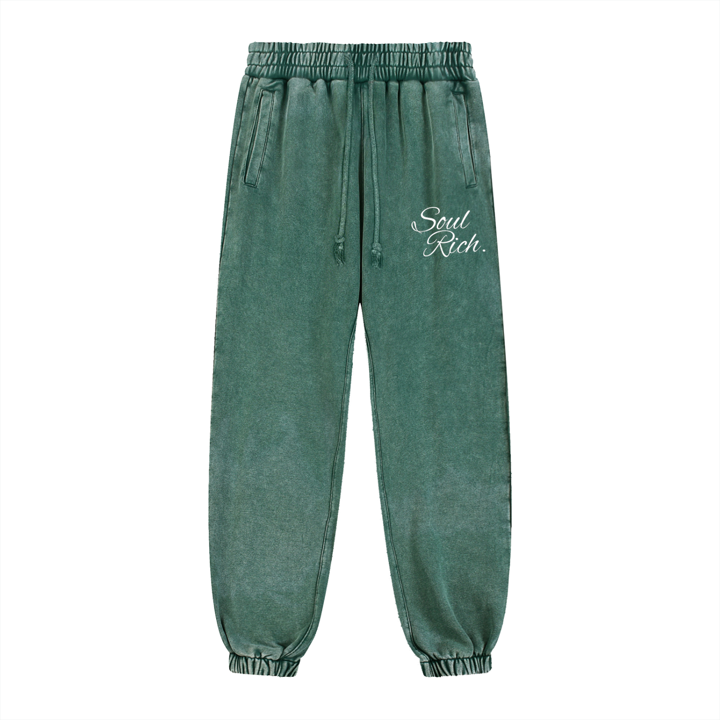 Soul Rich Snow Wash Heavyweight Jogger sweatpants – Hand-Frayed Edition (Limited Edition)