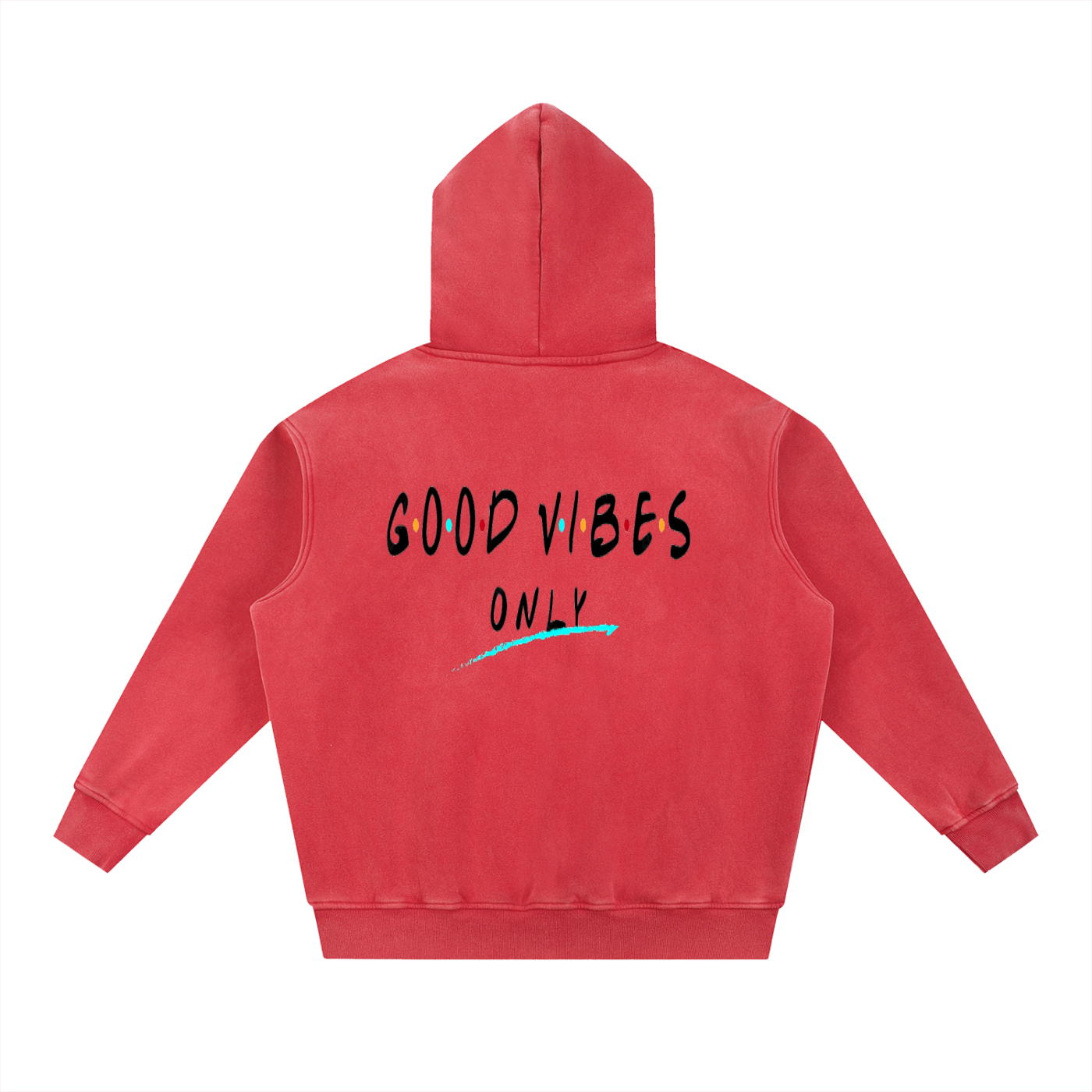 IM HIS QUEEN Snow Wash Fleece Oversize Hoodie - Limited Edition