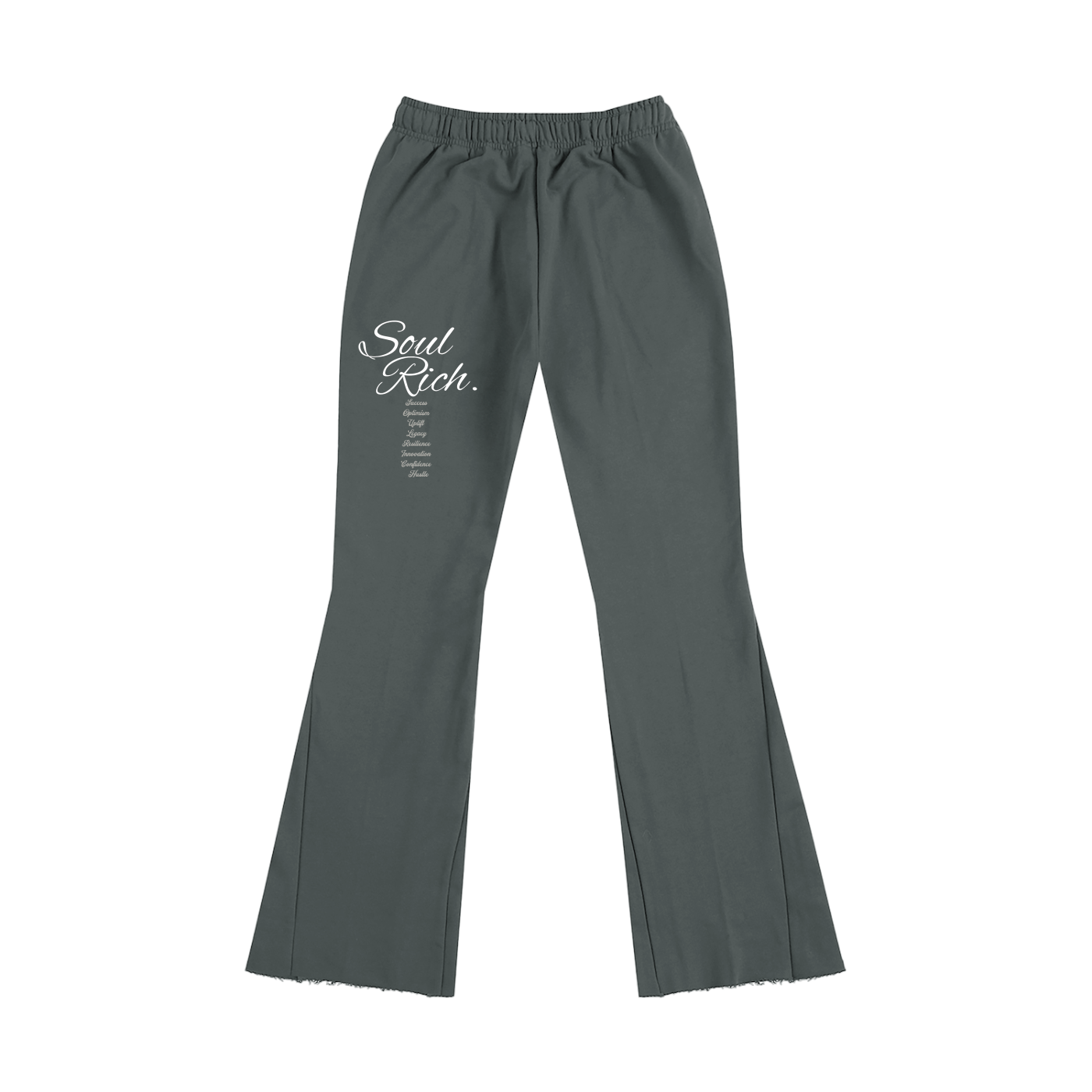 SOUL RICH LLC Luxury Flared Sweatpants (Limited Edition) 100% Premium Cotton