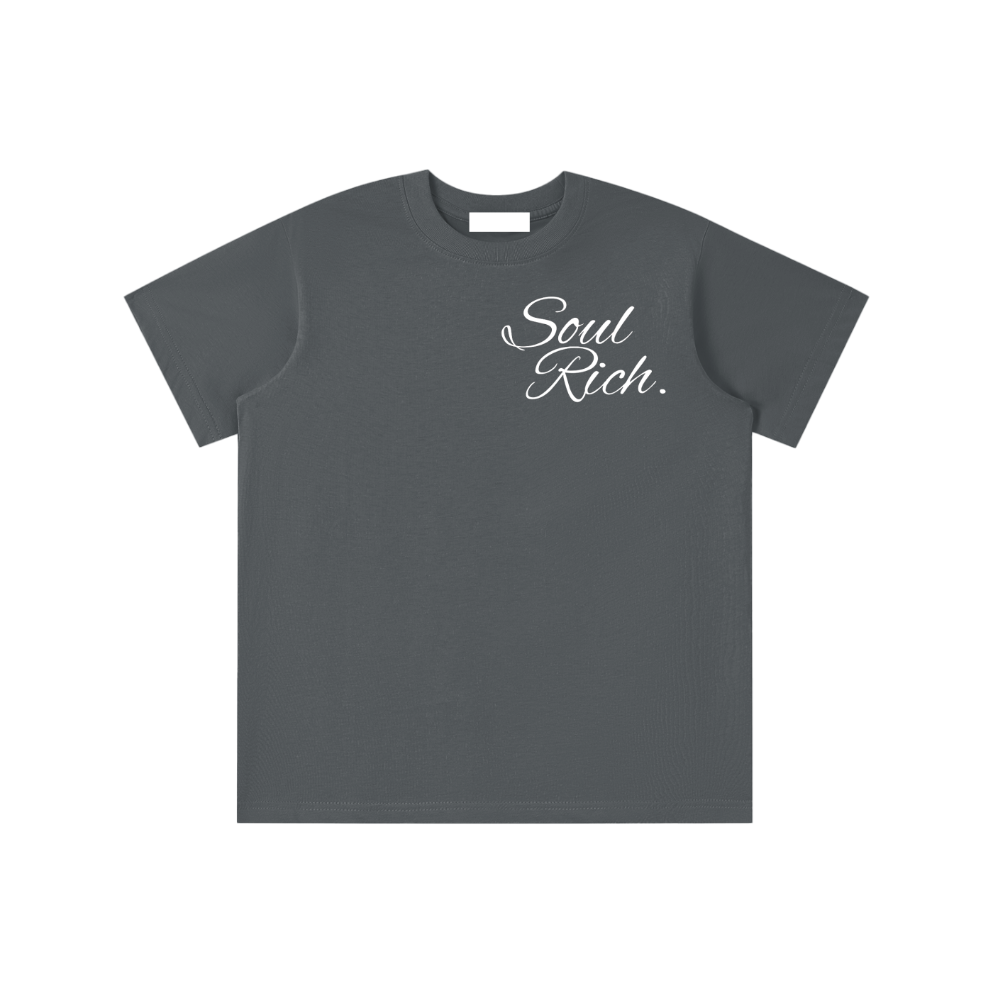 SOUL RICH “Essential Big Kids' T-Shirts” Sizes Starting at 7-8 Kids To Adult Medium (CheckSizeChartPhoto)