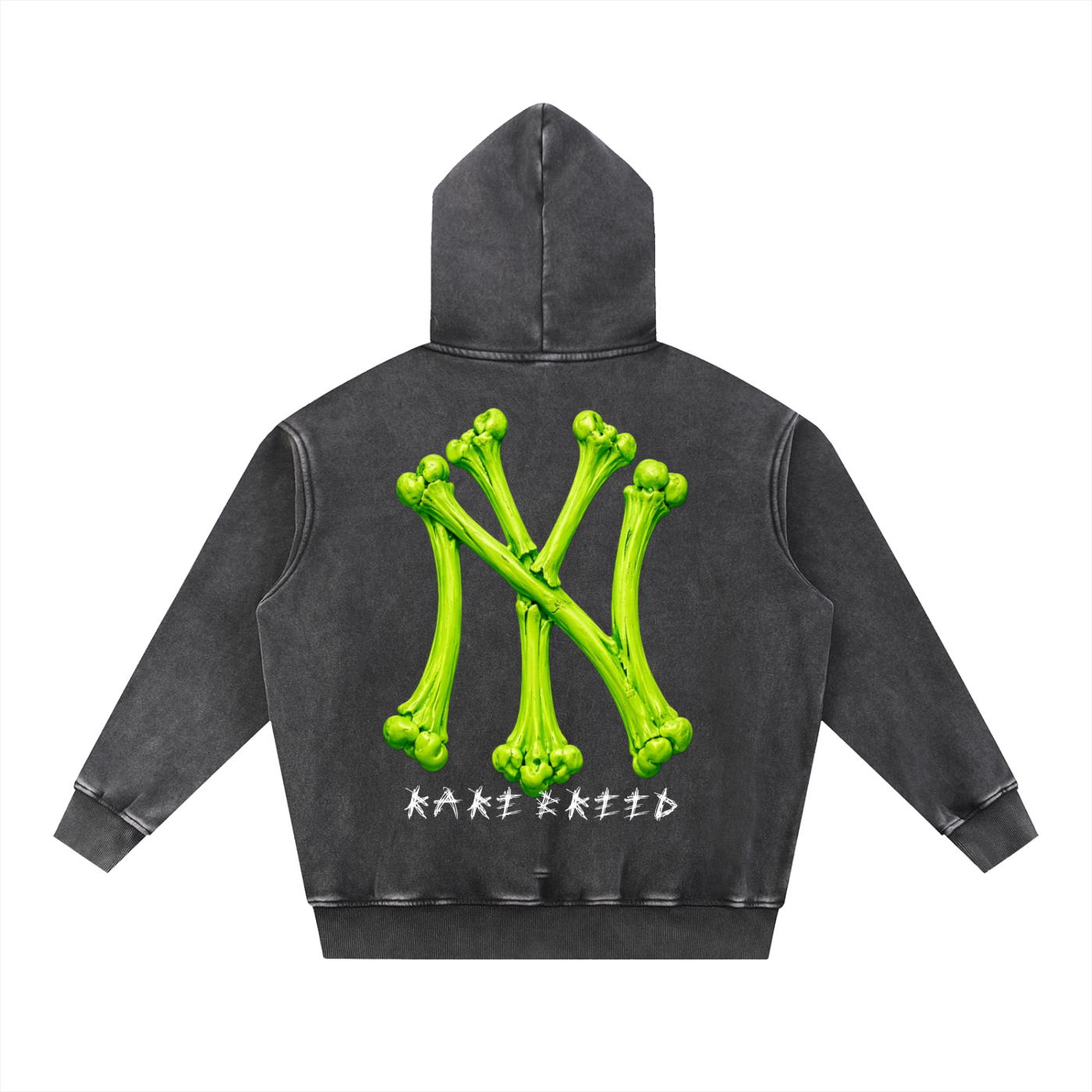 SOUL RICH I Am A Millionaire Snow Wash Fleece Oversize Hoodie RARE BREED EDITION