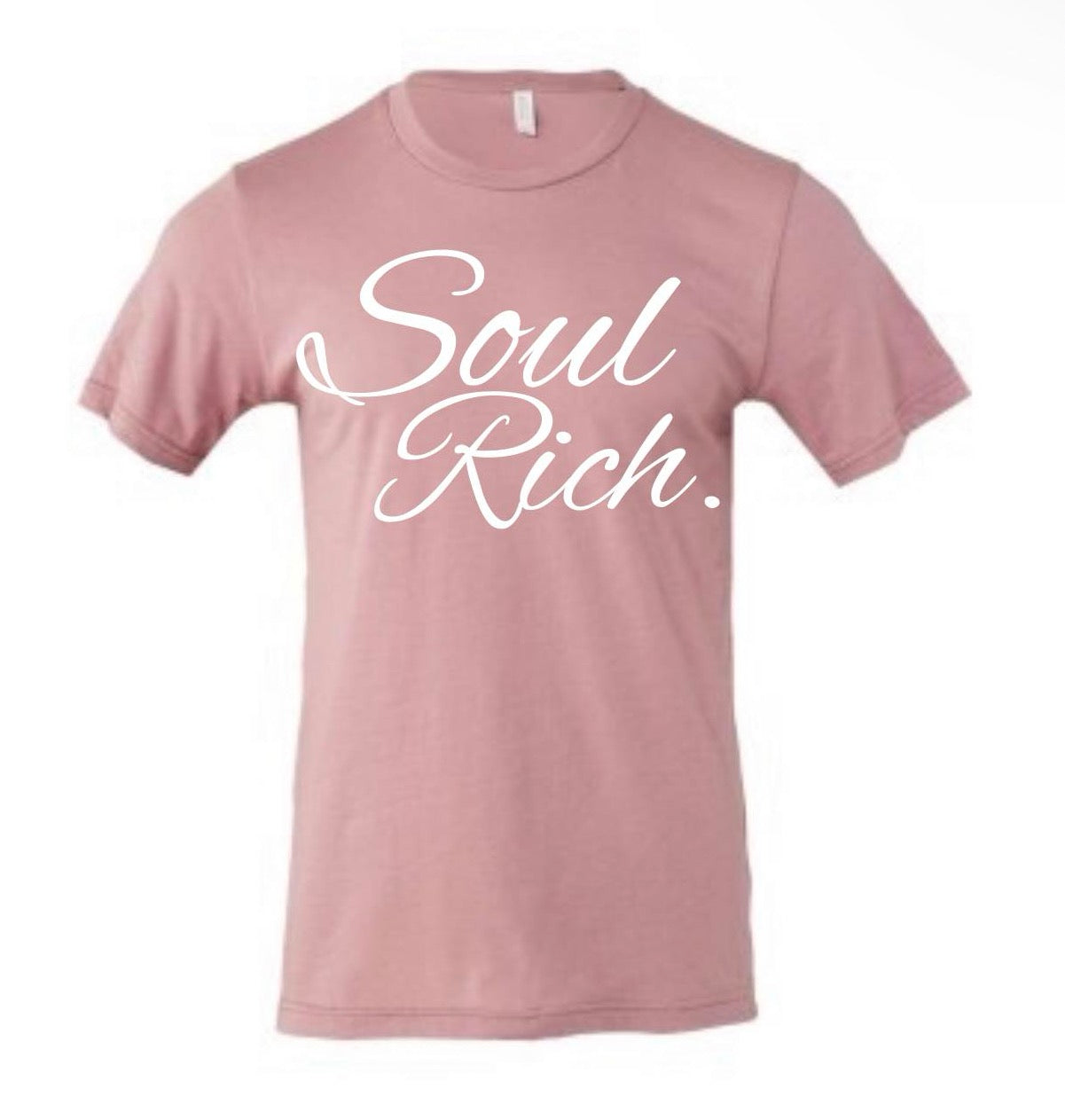 SOUL RICH “ROSE GOLD LUXURY T-SHIRT”