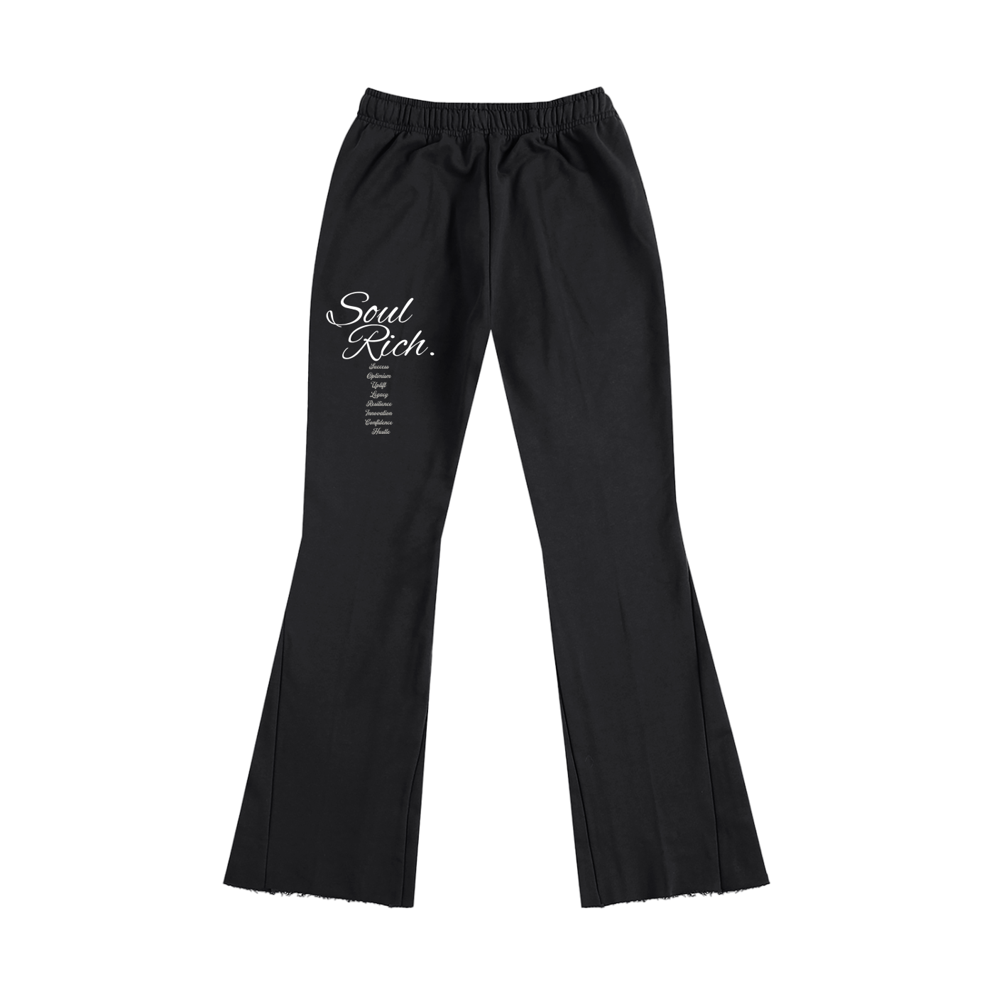 SOUL RICH LLC Luxury Flared Sweatpants (Limited Edition) 100% Premium Cotton
