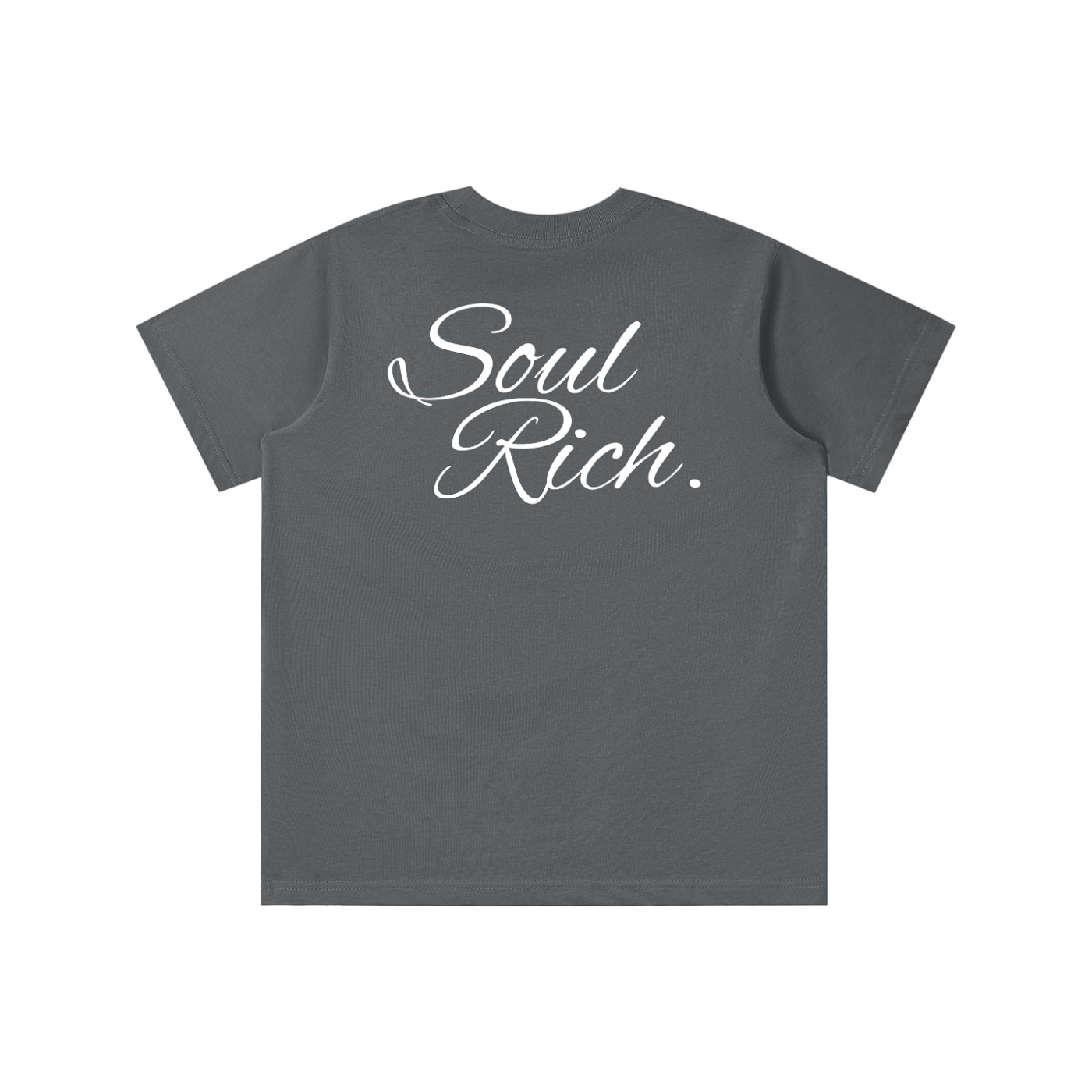 SOUL RICH “Essential Big Kids' T-Shirts” Sizes Starting at 7-8 Kids To Adult Medium (CheckSizeChartPhoto)