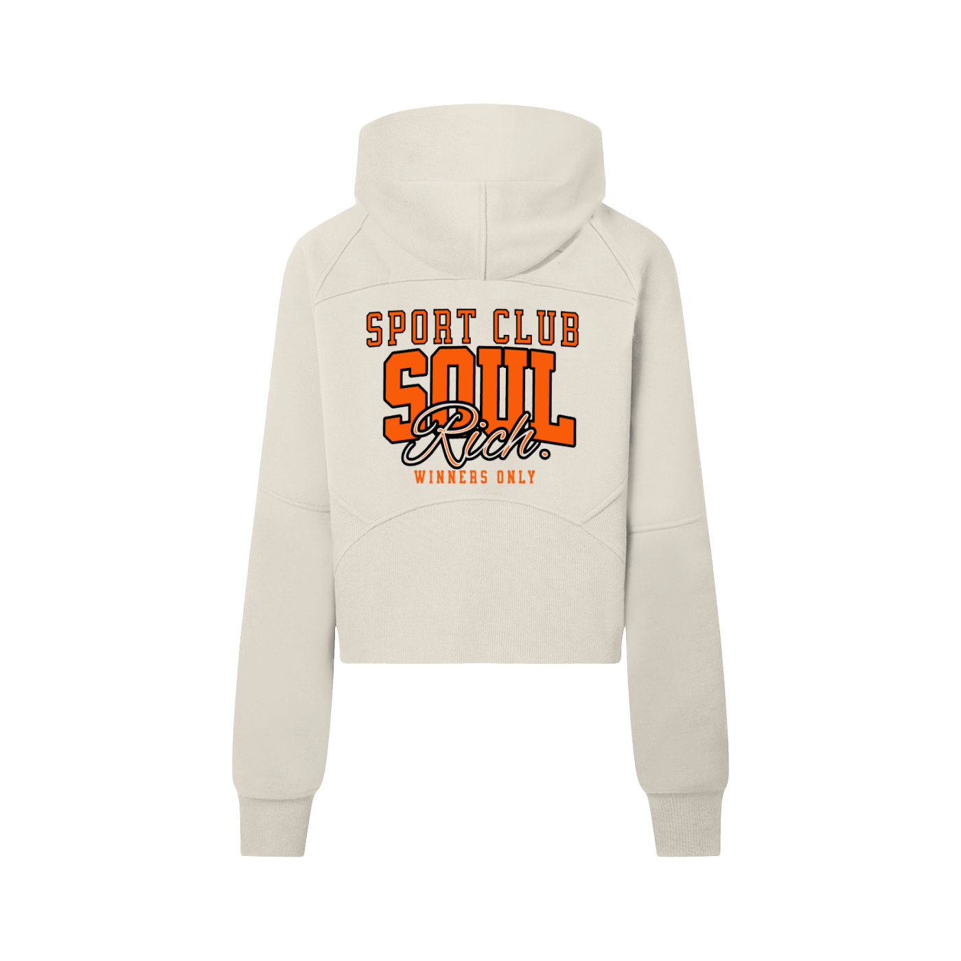 SOUL RICH Women’s Cropped Half-Zip Hoodie (Limited Edition)