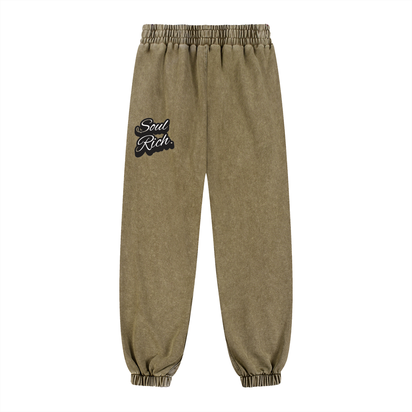 Soul Rich Snow Wash Heavyweight Jogger sweatpants – Hand-Frayed Edition (Limited Edition)