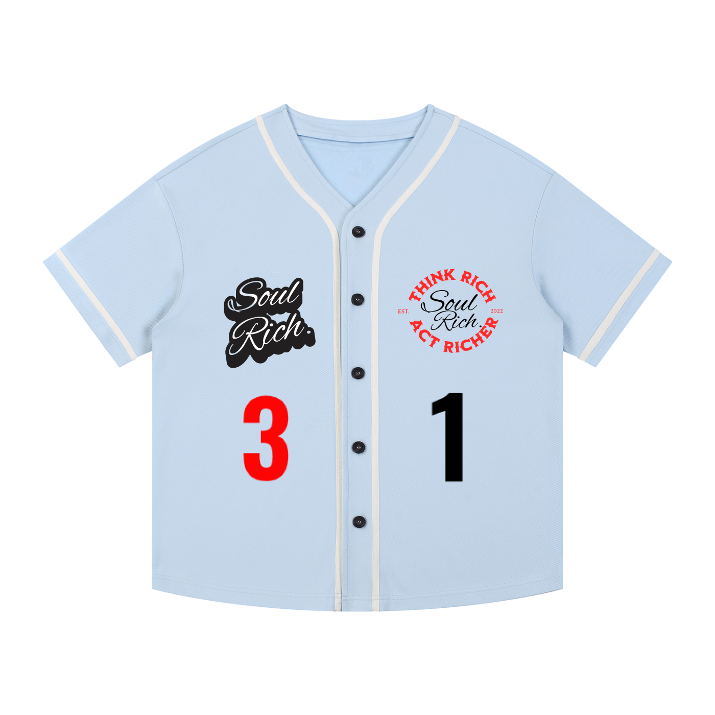 Soul Rich LLC Winners Baseball Jersey | Limited Edition Streetwear Drop