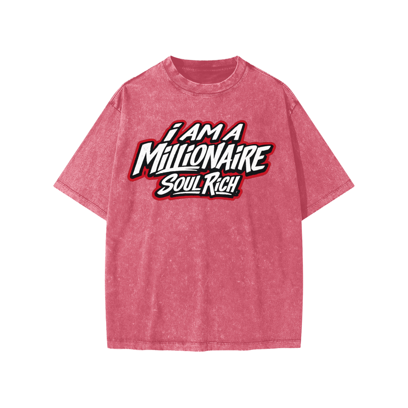 SOUL RICH Snow Washed I Am Millionaire Kids T-Shirt