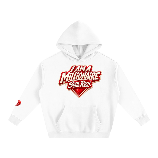 SOUL RICH I Am A Millionaire Valentines Day Oversize Fleeced Hoodie Limited Edition