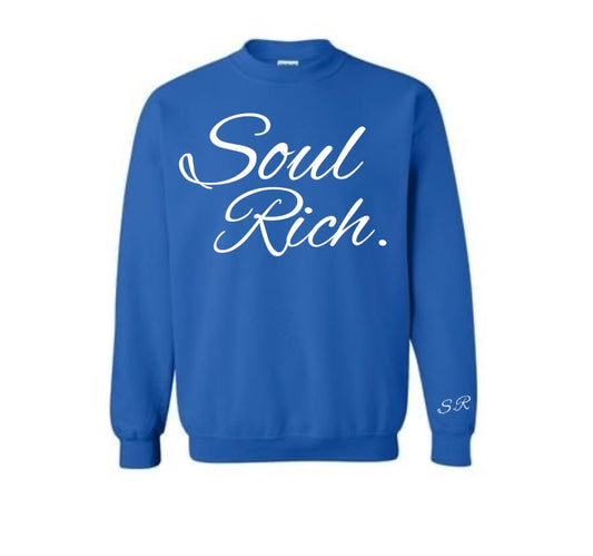 ROYAL BLUE CREW NECK SWEAT SHIRT