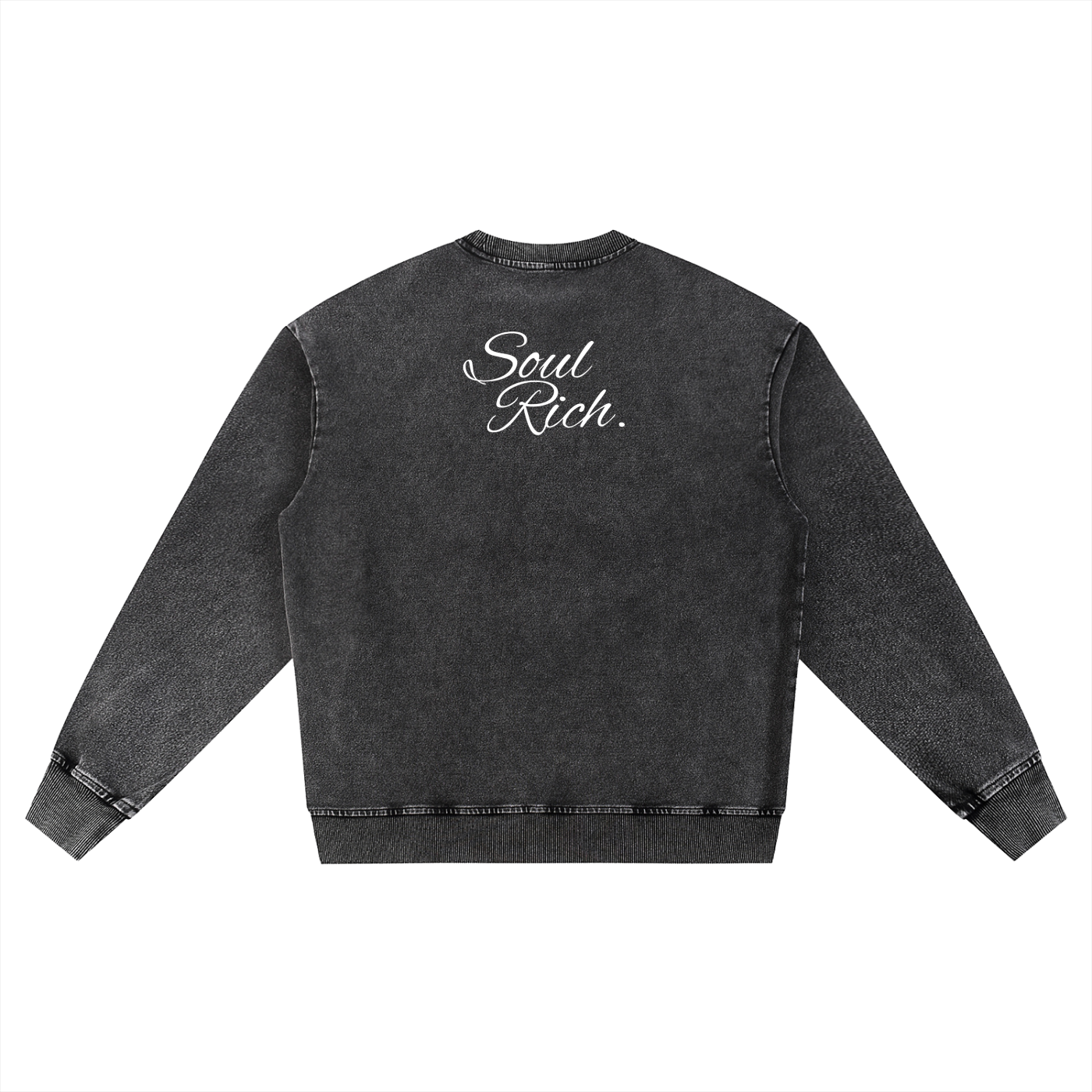 Soul Rich Sport Club “Snow Wash Oversized Crewneck Sweatshirt” Limited Edition