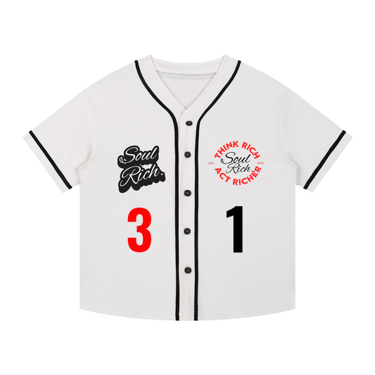 Soul Rich LLC Winners Baseball Jersey | Limited Edition Streetwear Drop
