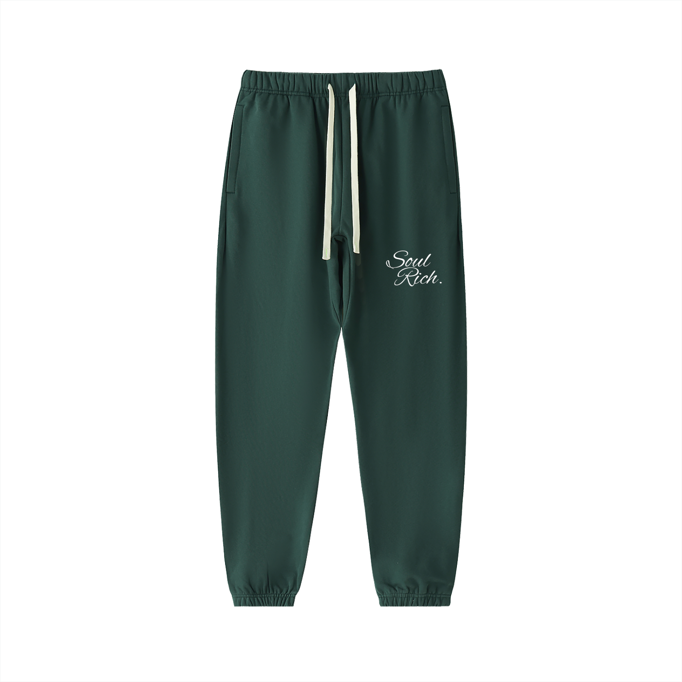 SOUL RICH Essential Heavyweight 100% Premium Cotton Sweatpants
