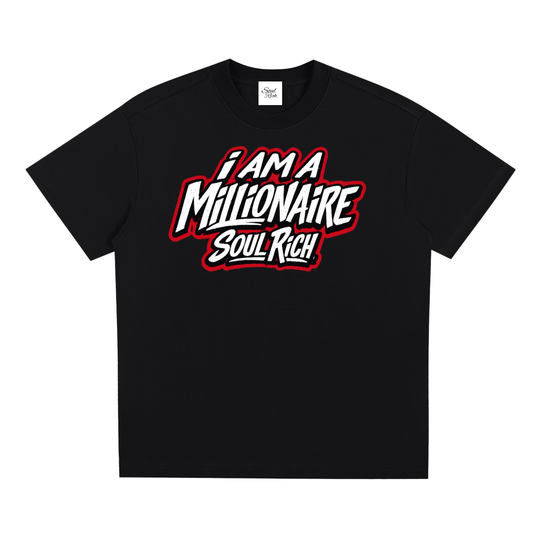SOUL RICH I Am A Millionaire Sorona Quick-Dry Cooling T-Shirt Limited Edition