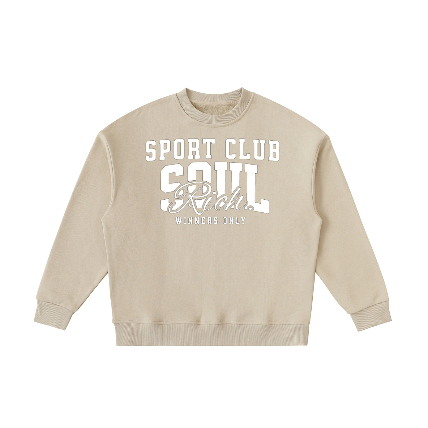 SOUL RICH “Essential Fleece Kids Crewneck Sweatshirt” Limited Edition