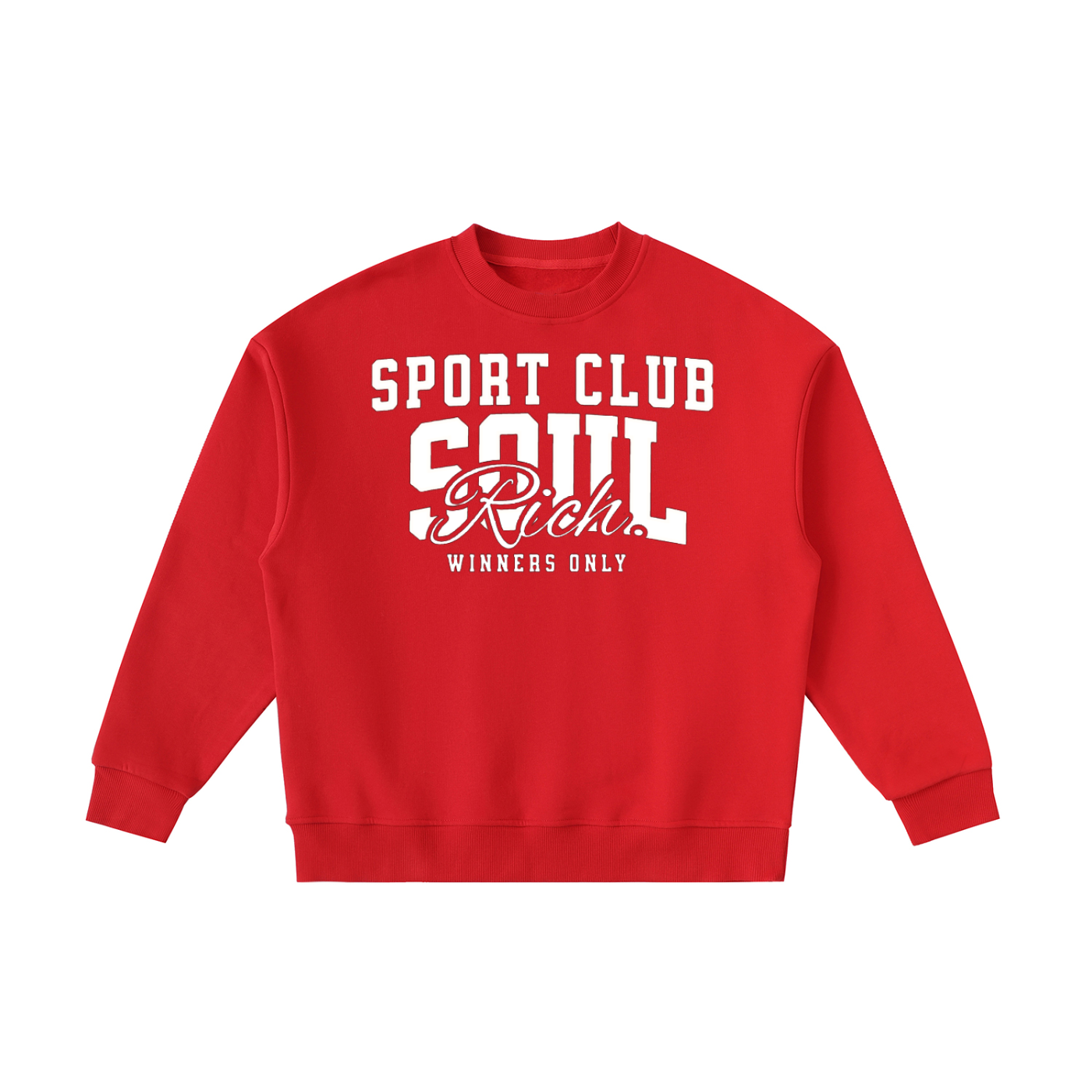 SOUL RICH “Essential Fleece Kids Crewneck Sweatshirt” Limited Edition
