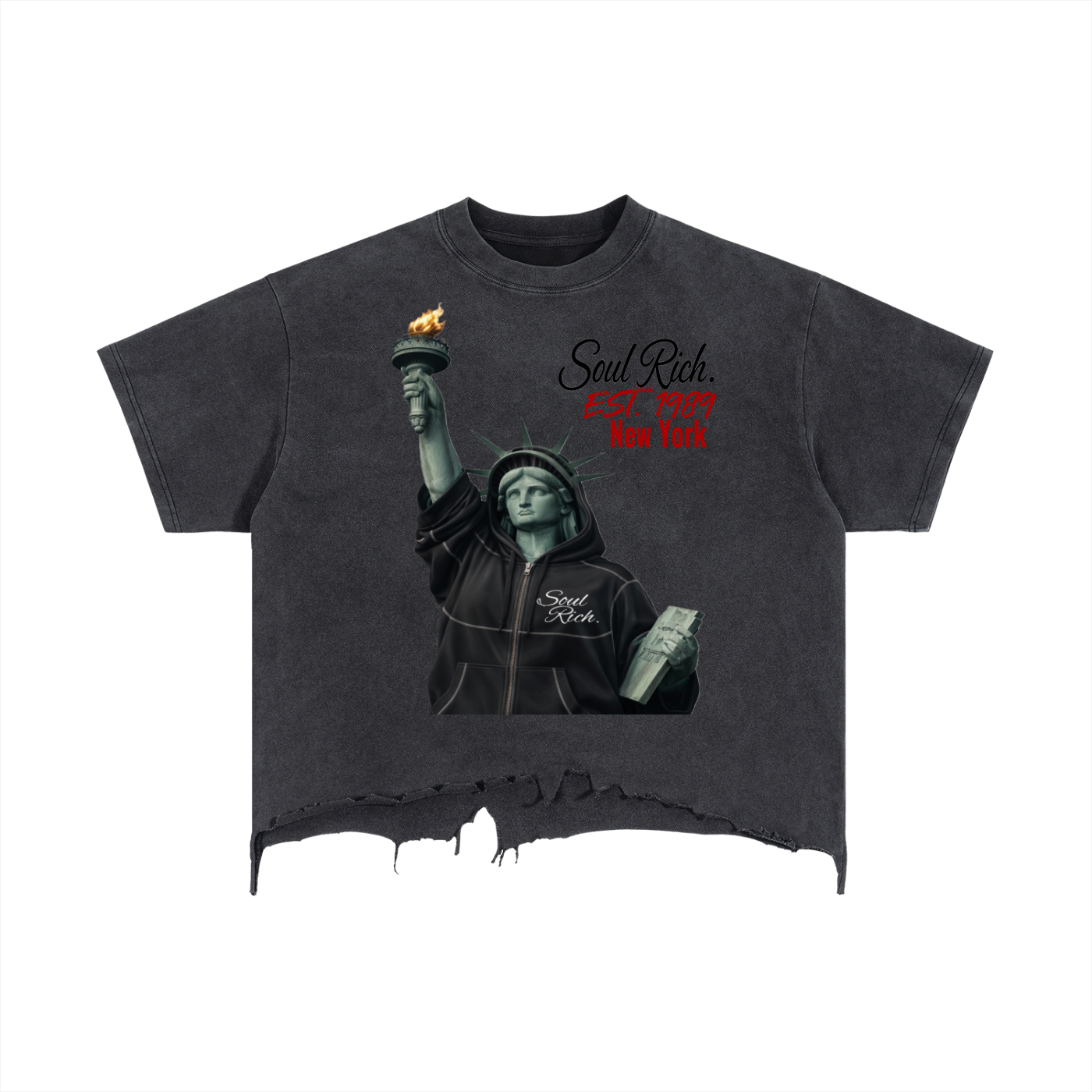 SOUL RICH Pennies To Millions Vintage Wash T-Shirt