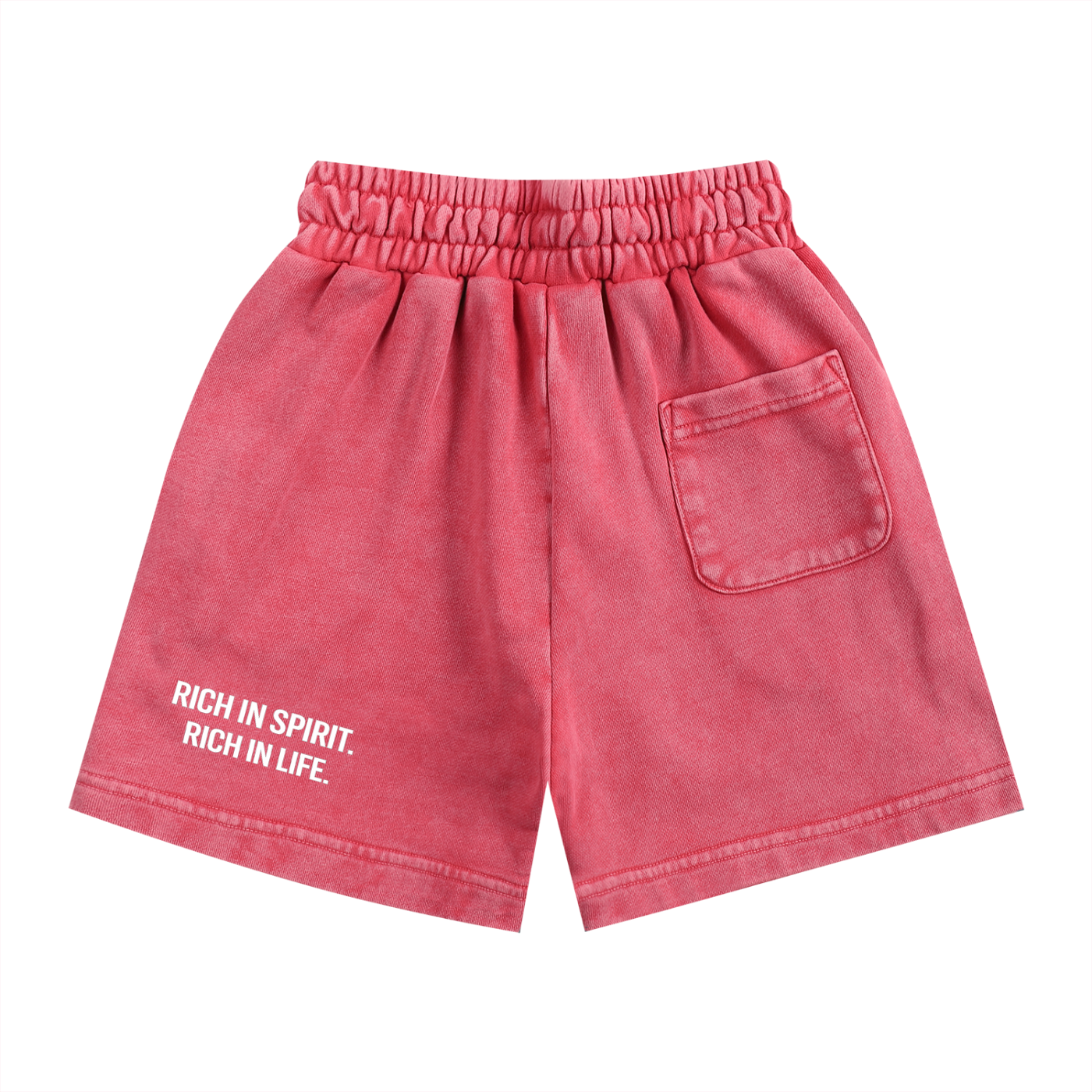 SOUL RICH Snow Washed Kids' Shorts 100% premium cotton