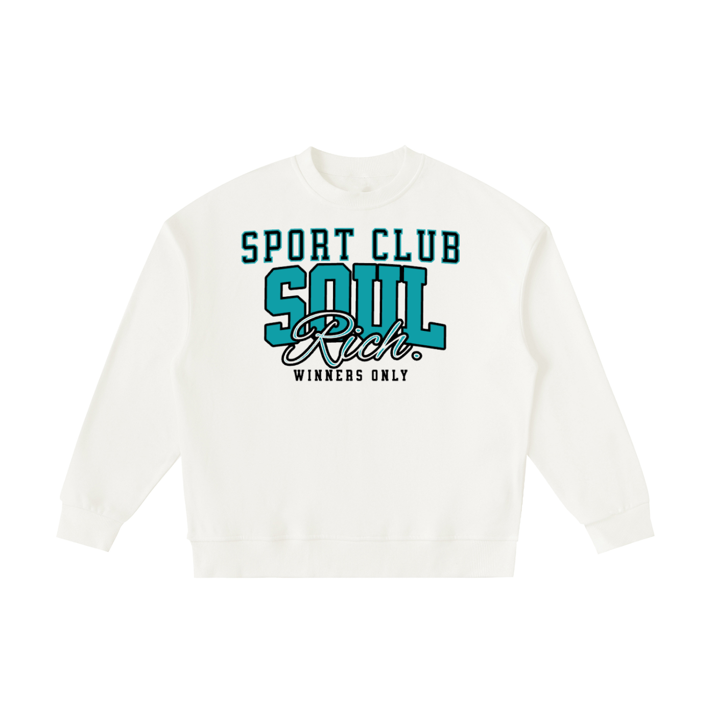 SOUL RICH “Essential Fleece Kids Crewneck Sweatshirt” Limited Edition