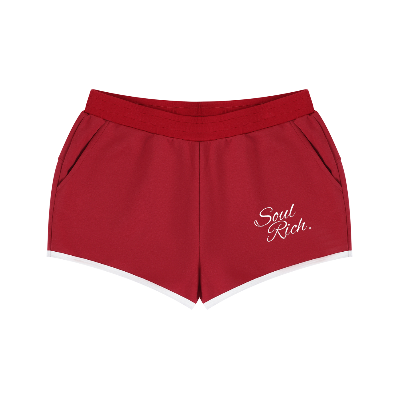 SOUL RICH Women's Retro Contrast Binding Shorts