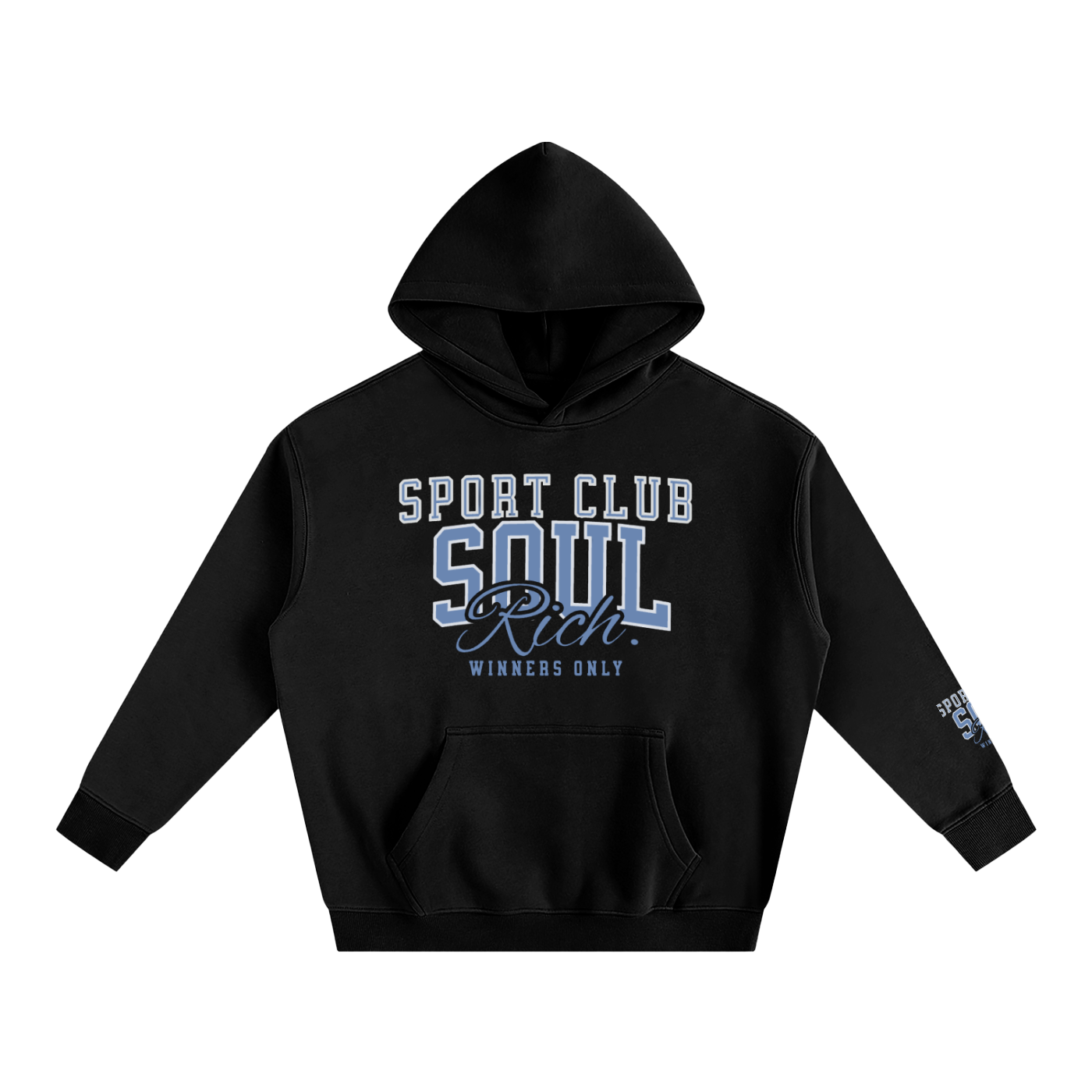 SOUL RICH Oversize Fleeced Hoodie Limited Edition