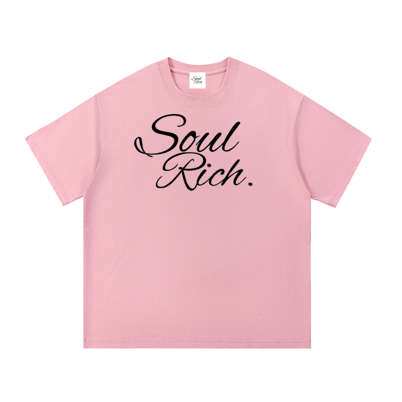 SOUL RICH Essential Cotton T-Shirt