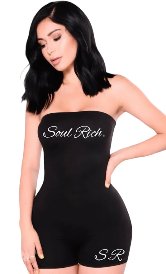 “SOUL RICH HER” WOMEN’S BLACK AND WHITE SOUL RICH LLC JUMPER