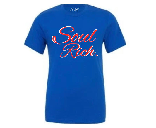 Blue,Red and White Luxury T-Shirt (Bills Mafia Edition)