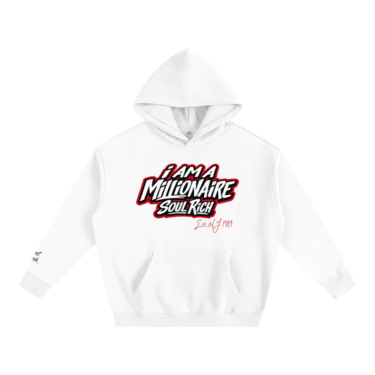 SOUL RICH I AM A MILLIONAIRE Oversize Fleeced Hoodie - Give Me My Flowers Edition