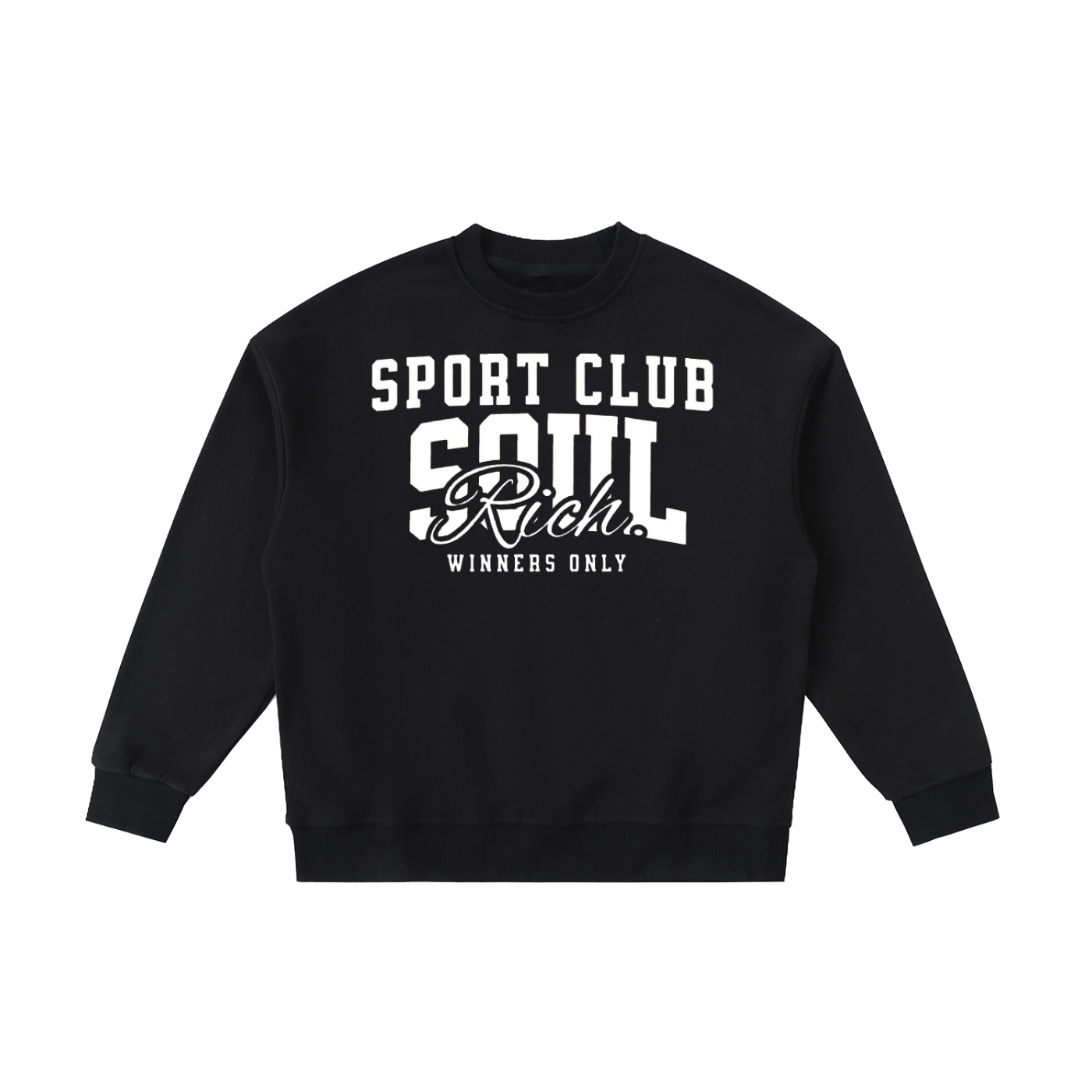 SOUL RICH “Essential Fleece Kids Crewneck Sweatshirt” Limited Edition