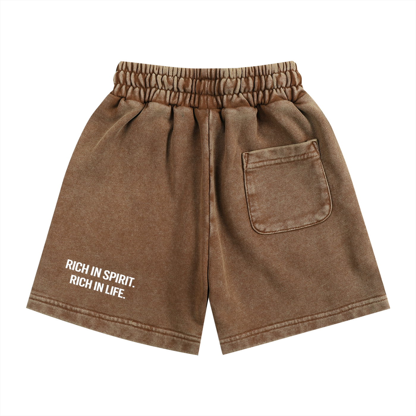 SOUL RICH Snow Washed Kids' Shorts 100% premium cotton