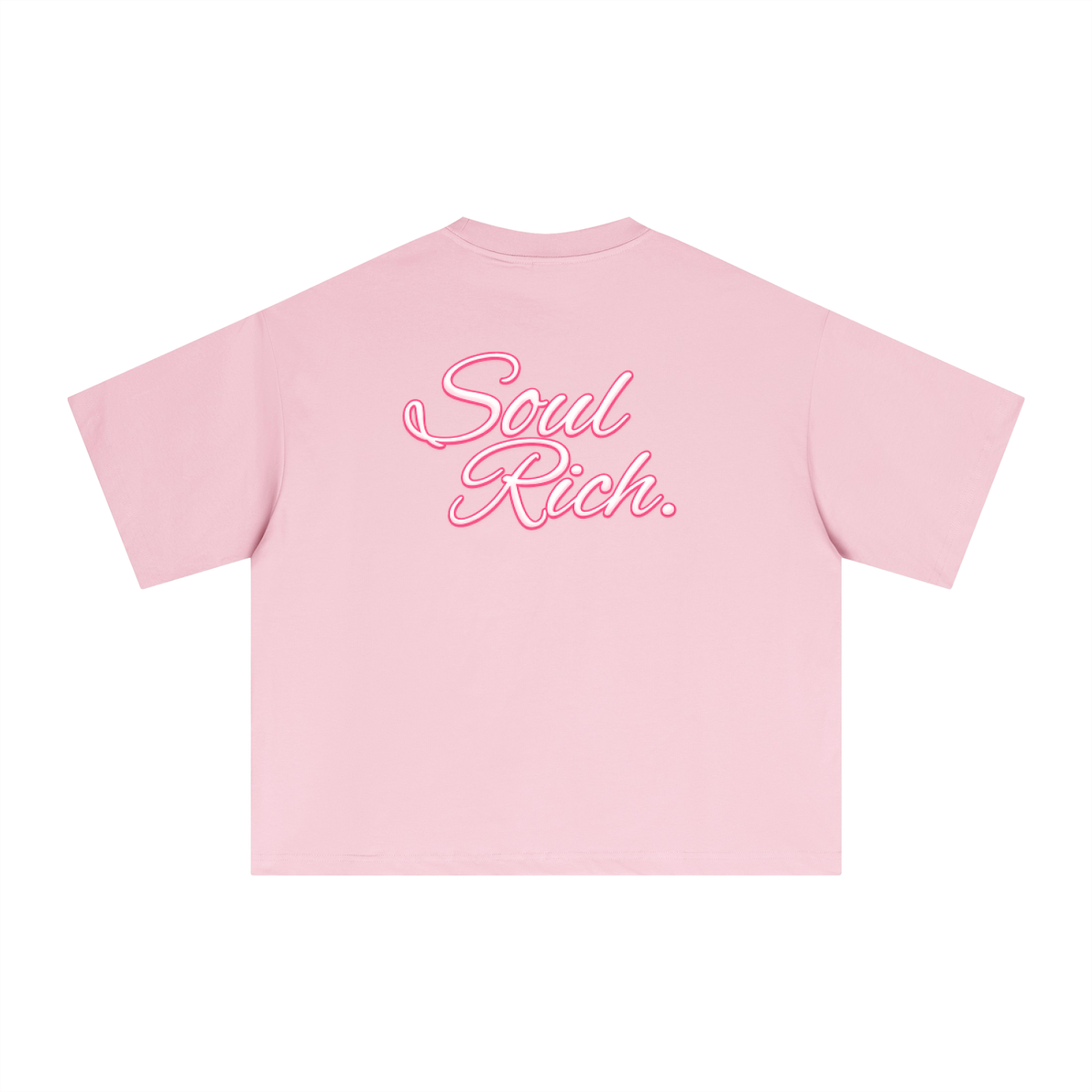 I Am A Millionaire Essential Sorona Boxy Tee - Pink Limited Edition