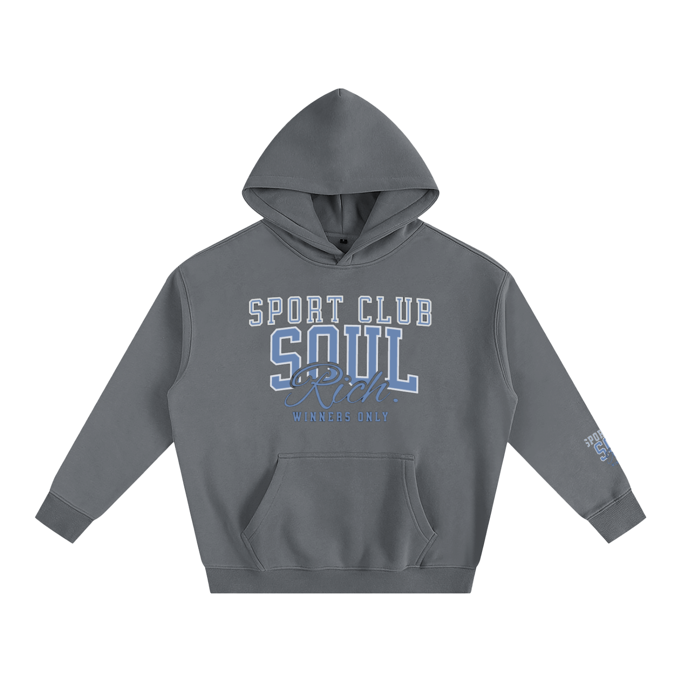 SOUL RICH Oversize Fleeced Hoodie Limited Edition