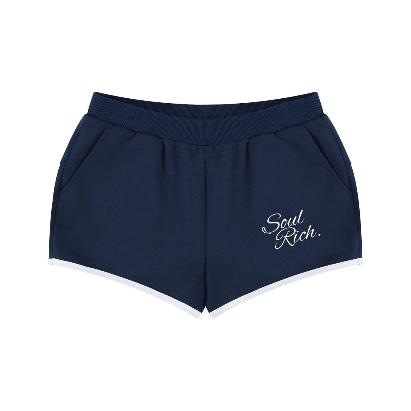SOUL RICH Women's Retro Contrast Binding Shorts