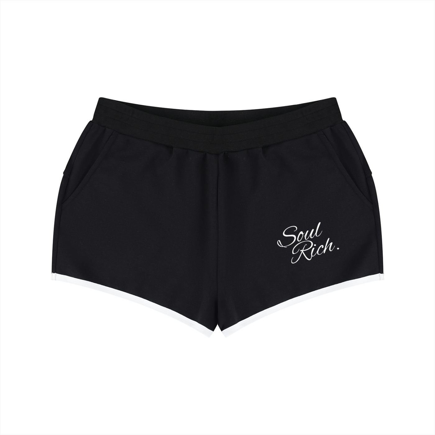 SOUL RICH Women's Retro Contrast Binding Shorts
