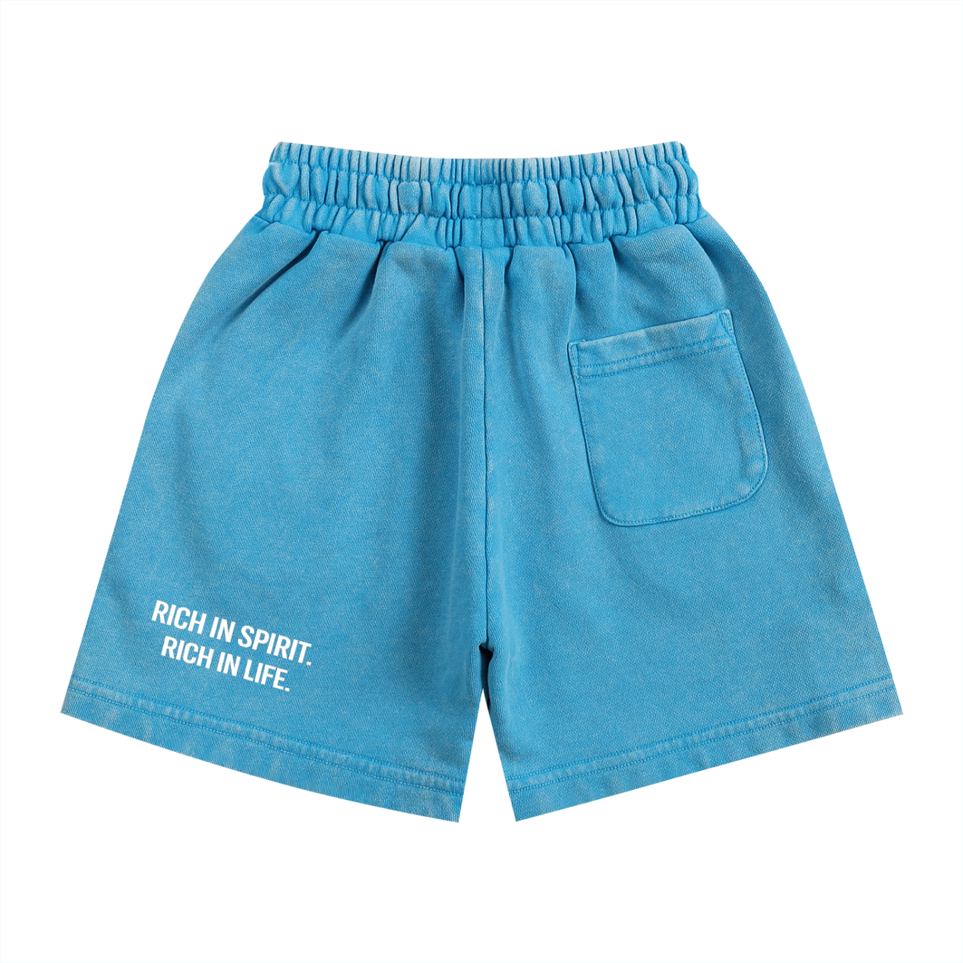 SOUL RICH Snow Washed Kids' Shorts 100% premium cotton
