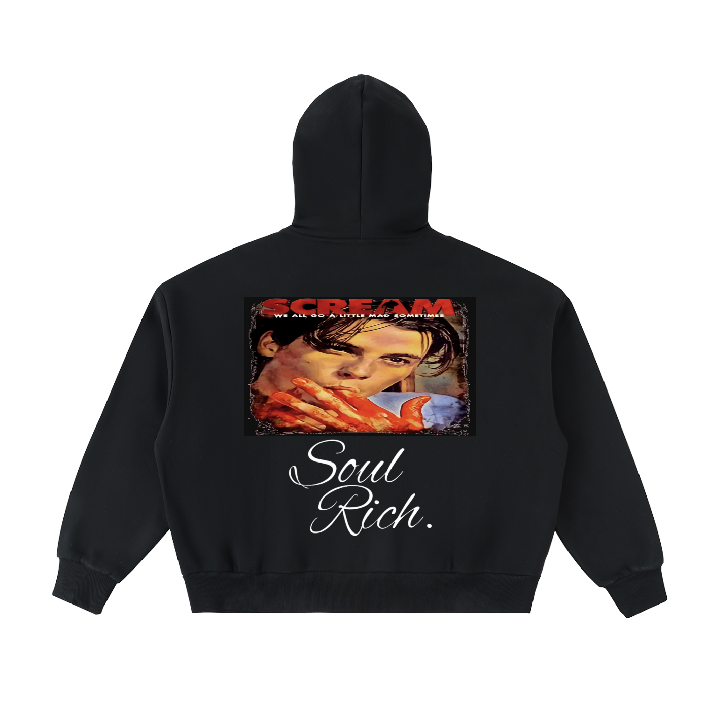 Hoodie ,Black,Vintage 