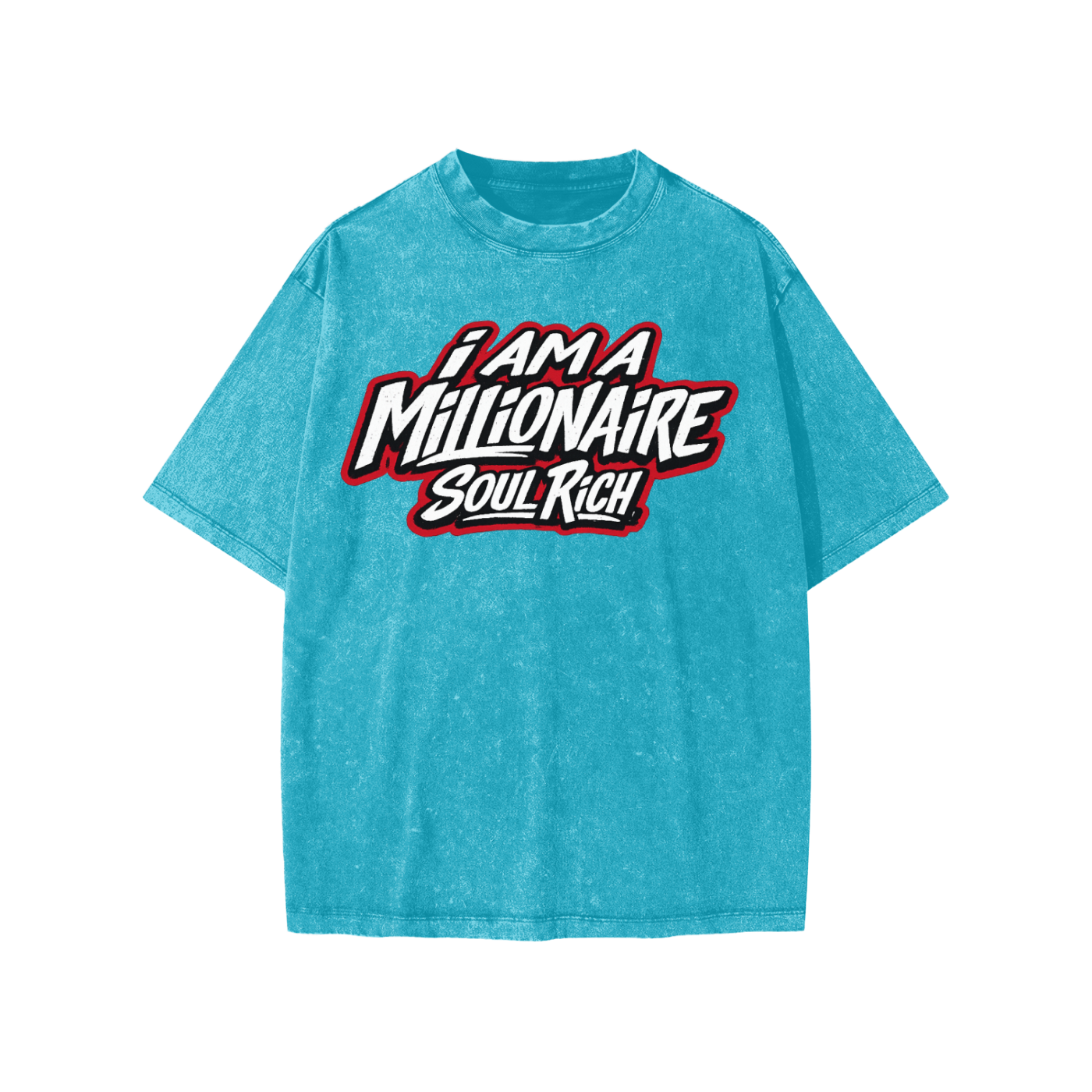 SOUL RICH Snow Washed I Am Millionaire Kids T-Shirt