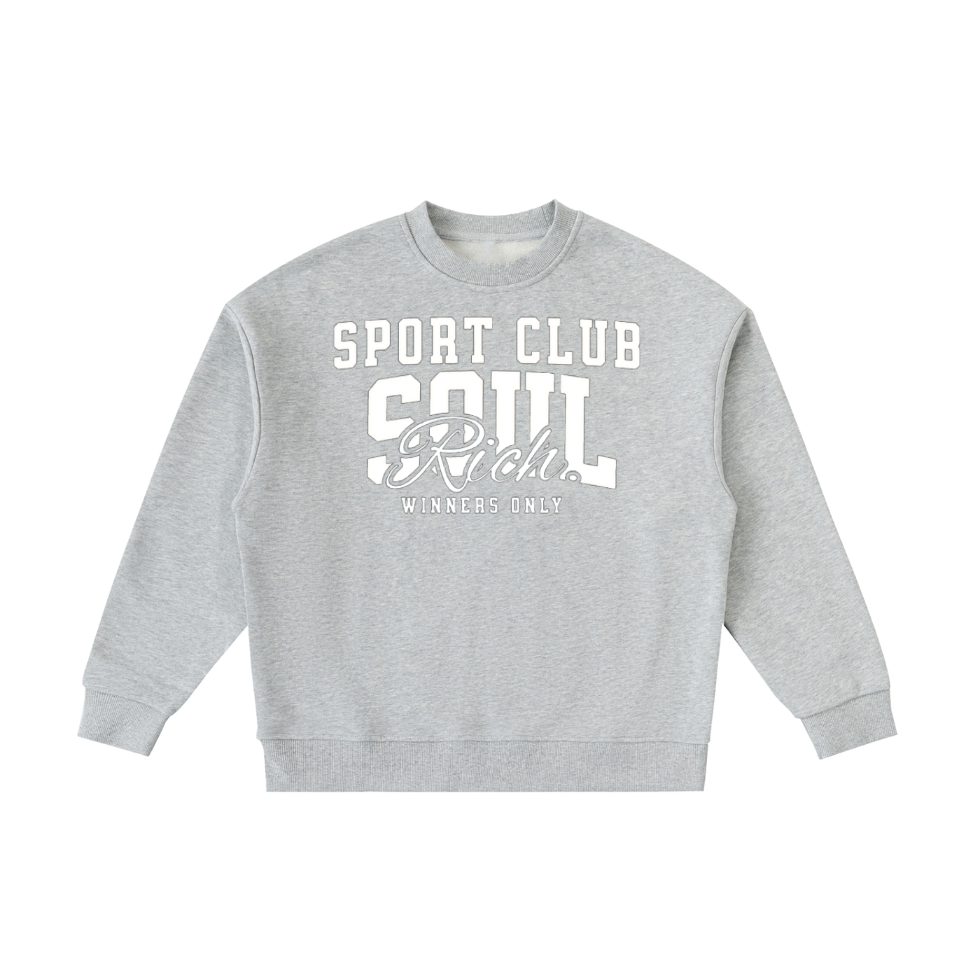 SOUL RICH “Essential Fleece Kids Crewneck Sweatshirt” Limited Edition