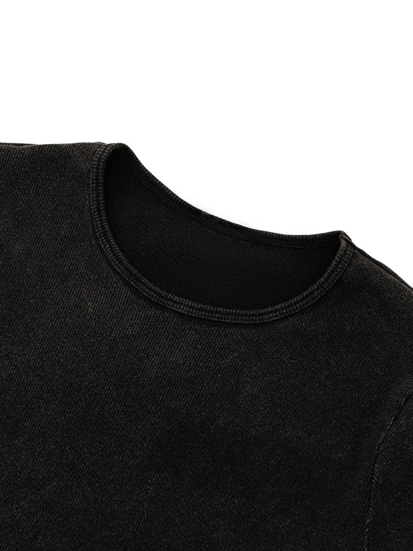 SOUL RICH Women's Mineral Wash Crewneck Bodysuit