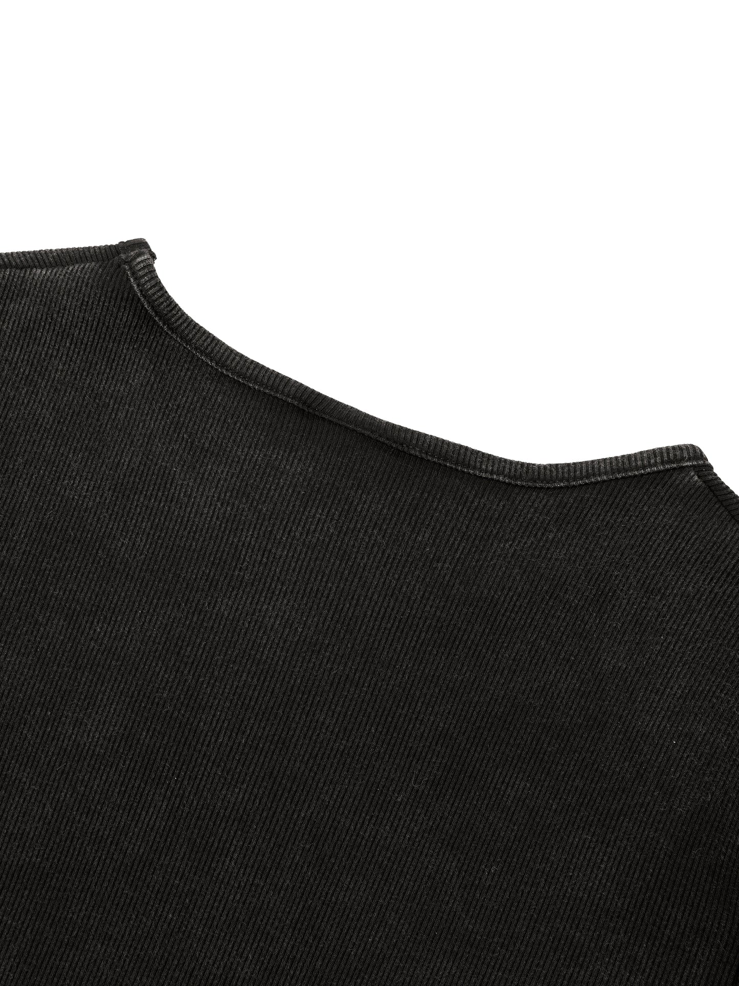 SOUL RICH Women's Mineral Wash Crewneck Bodysuit